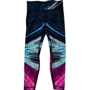 NWOT LuLuLemon colorful cropped leggings, Size 12